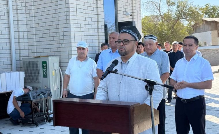 Ҳазораспда “Ҳазрати Шайх Муҳаммад Амин” масжиди фойдаланишга топширилди