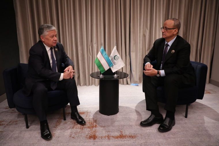 First Deputy Minister of Foreign Affairs of Uzbekistan meets with the Secretary-General of the OIC in Baghdad
