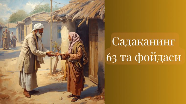 Садақанинг 63 та фойдаси 