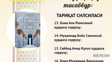 Tasavvuf haqida tasavvur: TARIQAT SILSILASI