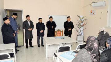 Нурафшон шаҳридаги “Қуръони карим ва тажвид” ўқув курсига ташриф