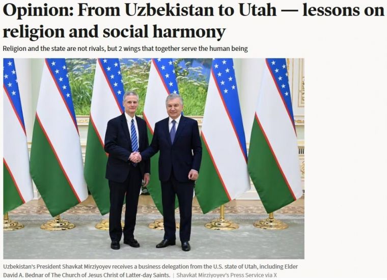 «Deseret News»: Узбекистан поддерживает позитивную роль религии в общественной жизни