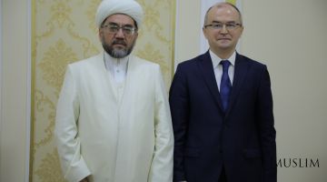 Муфтий хазрат принял советника посольства