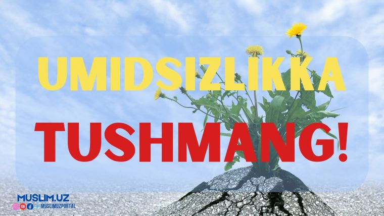 Umidsizlikka tushmang