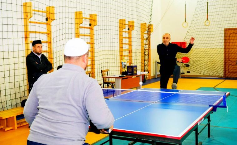 Бухоро вилоятида имом-хатиб ва имом ноиблар ўртасида стол тенниси мусобақаси ўтказилди